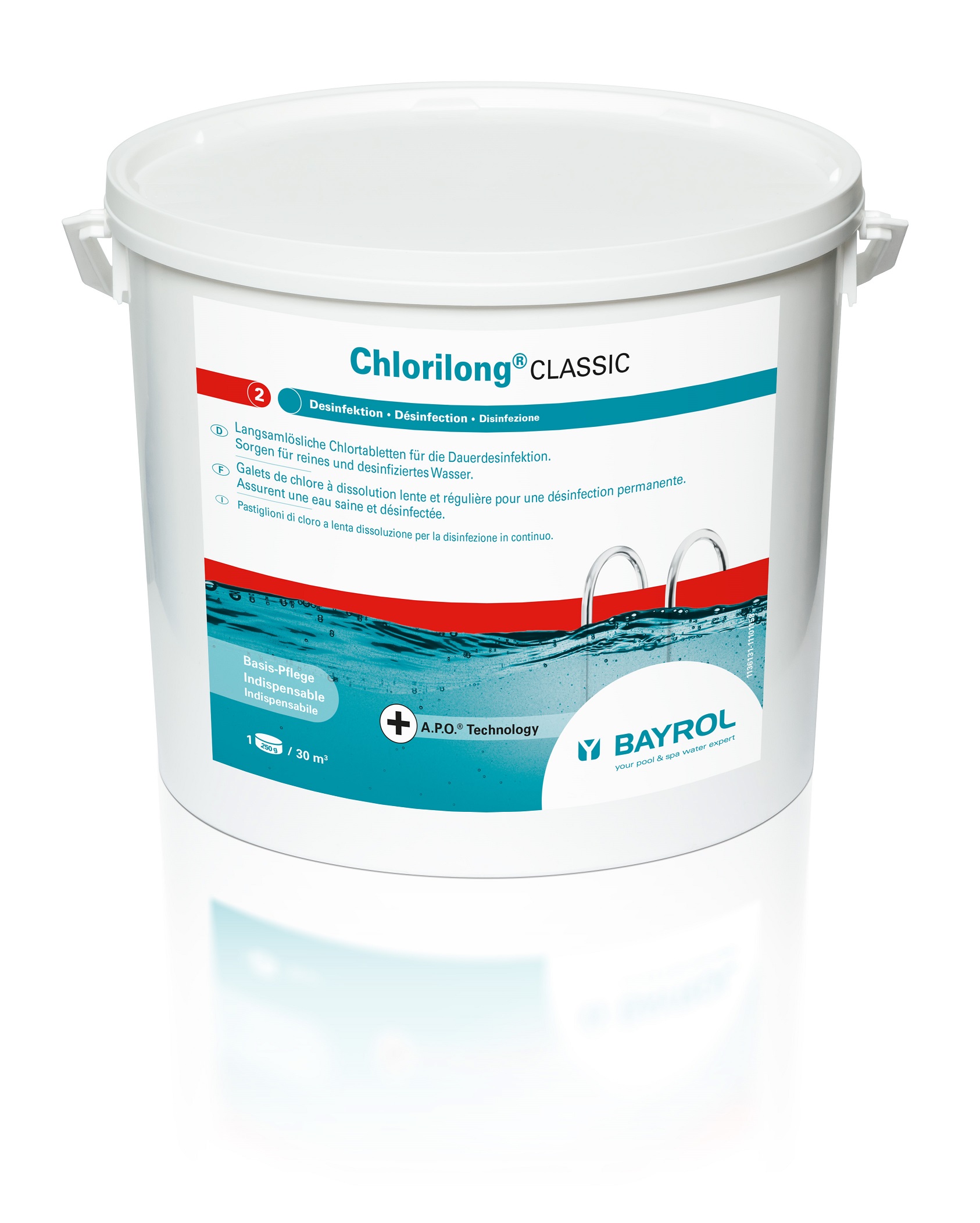 AS-021132 Chlorilong CLASSIC 10kg Chlortabletten 250 g